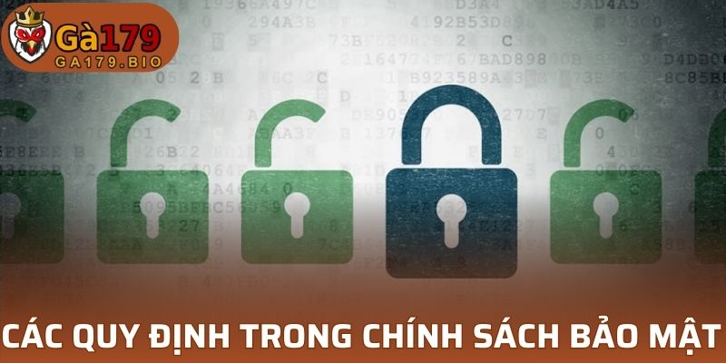 Những quy định trong chính sách bảo mật